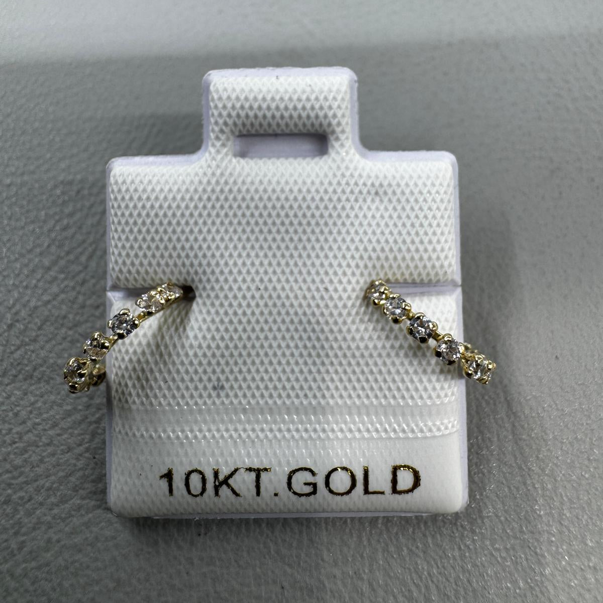 10K Gold Half Hoop Earrings
