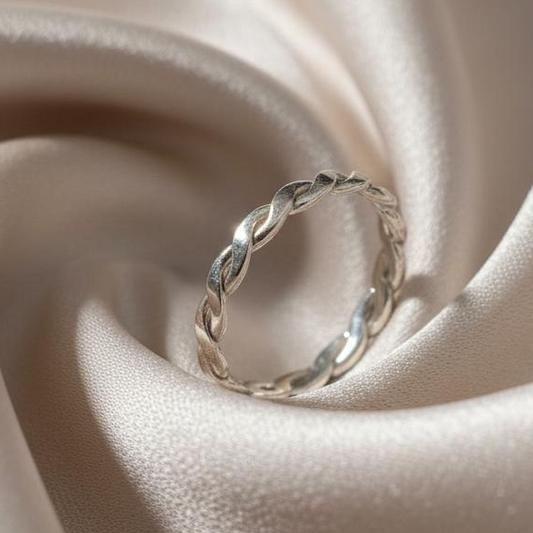 10K gold ring detail showing expert craftsmanship quality finish