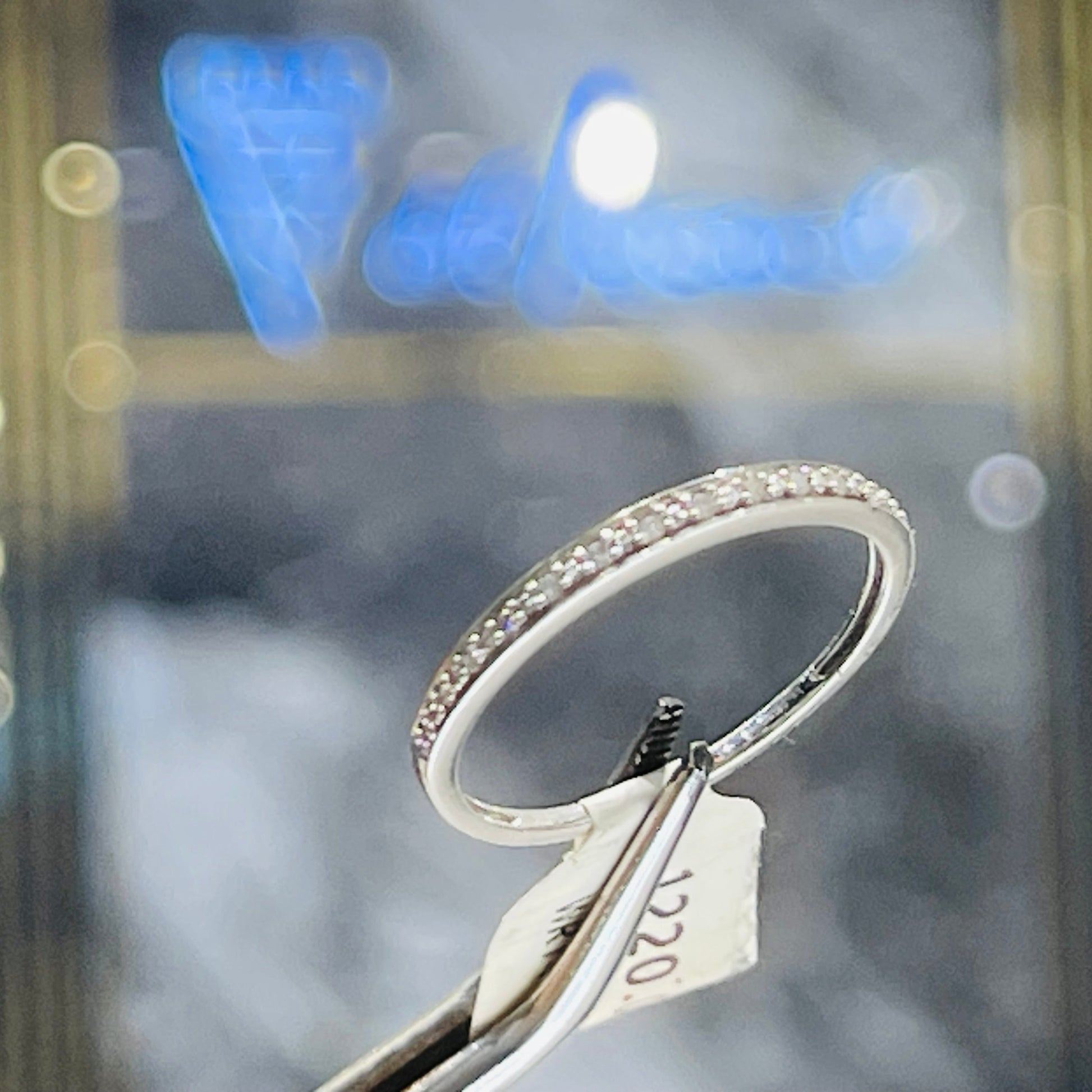 14K White Gold Diamond Ring .35pts / Bijouterie  Del Moral 1