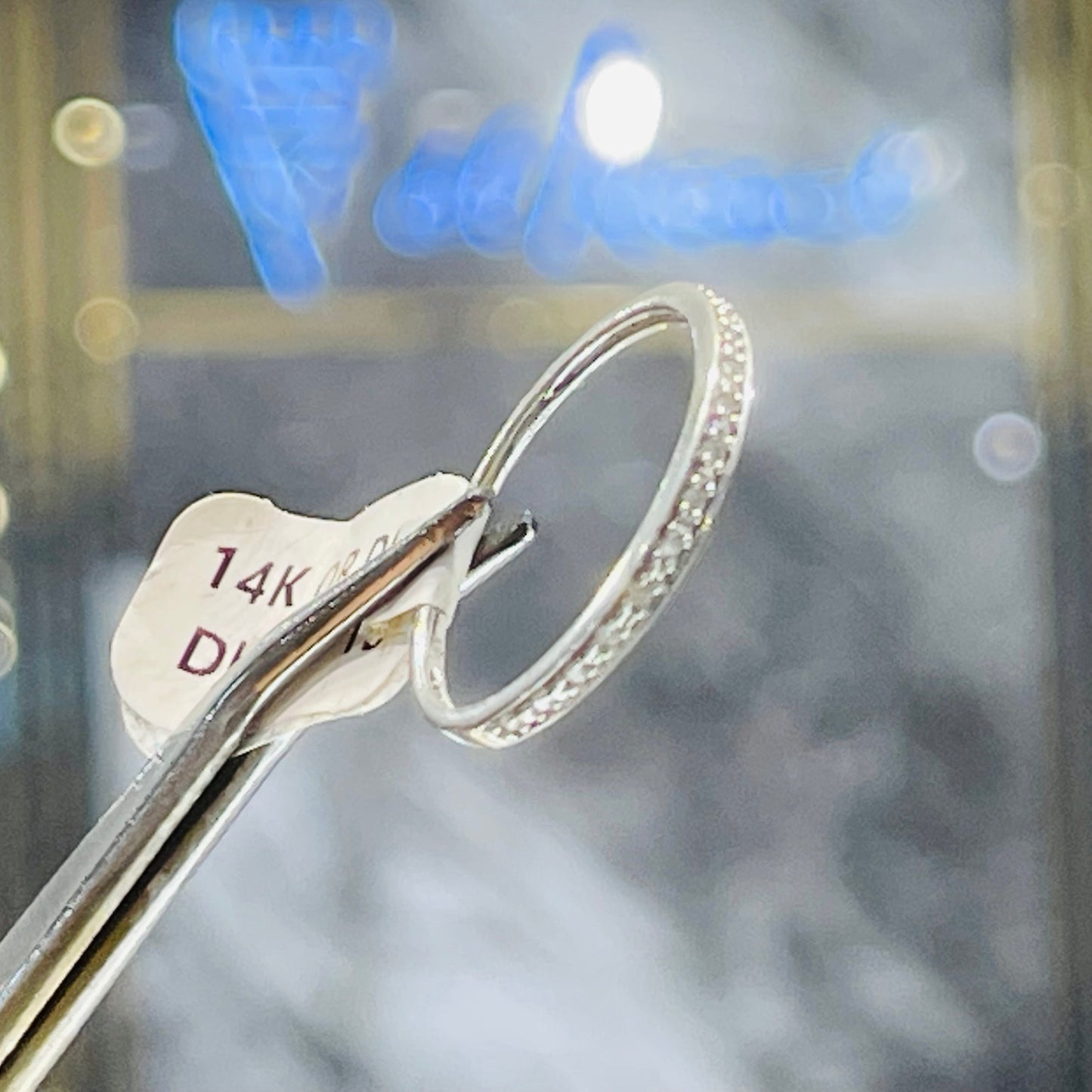 14K White Gold Diamond Ring .35pts / Bijouterie  Del Moral 2