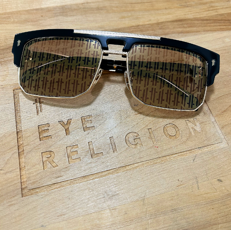 Eye Religion Lunetz 201 Frames-BLKYG Lens-SOS