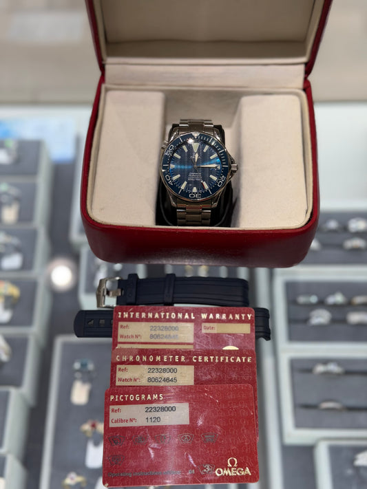 Pre-Owned Omega Seamaster Professional 300M Titanium Date Automatic Men's Watch - 2255.80 – view 2