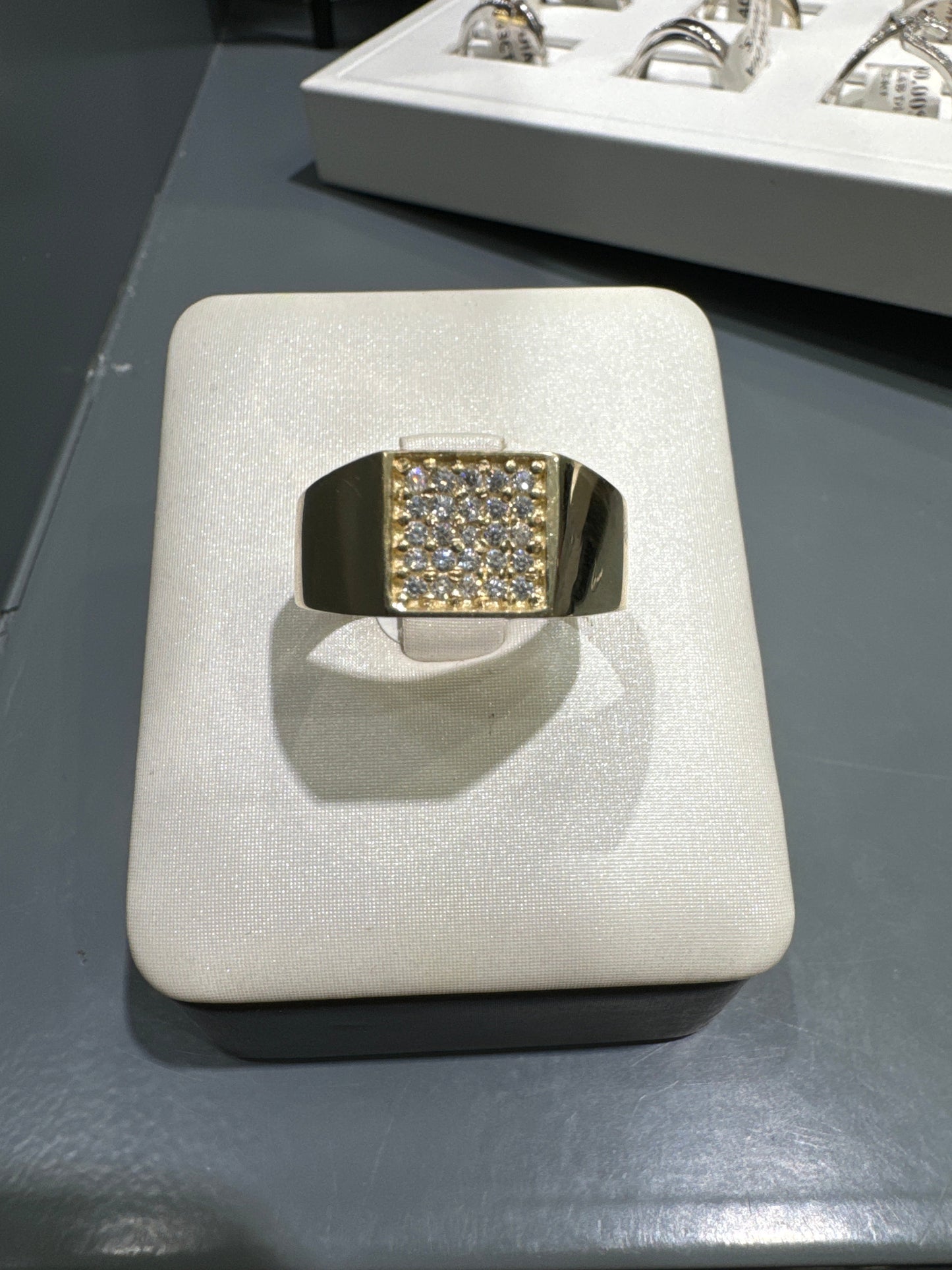 10K Gold Men’s Ring 4.84g | Zirconia Ring