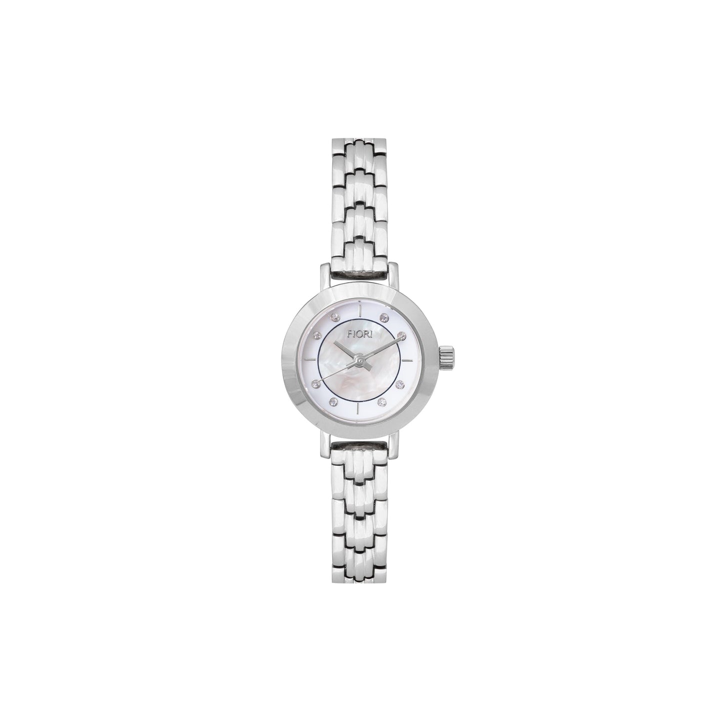 Fiori 3981 Women's Watch - Silver Dial with Crystal Markers