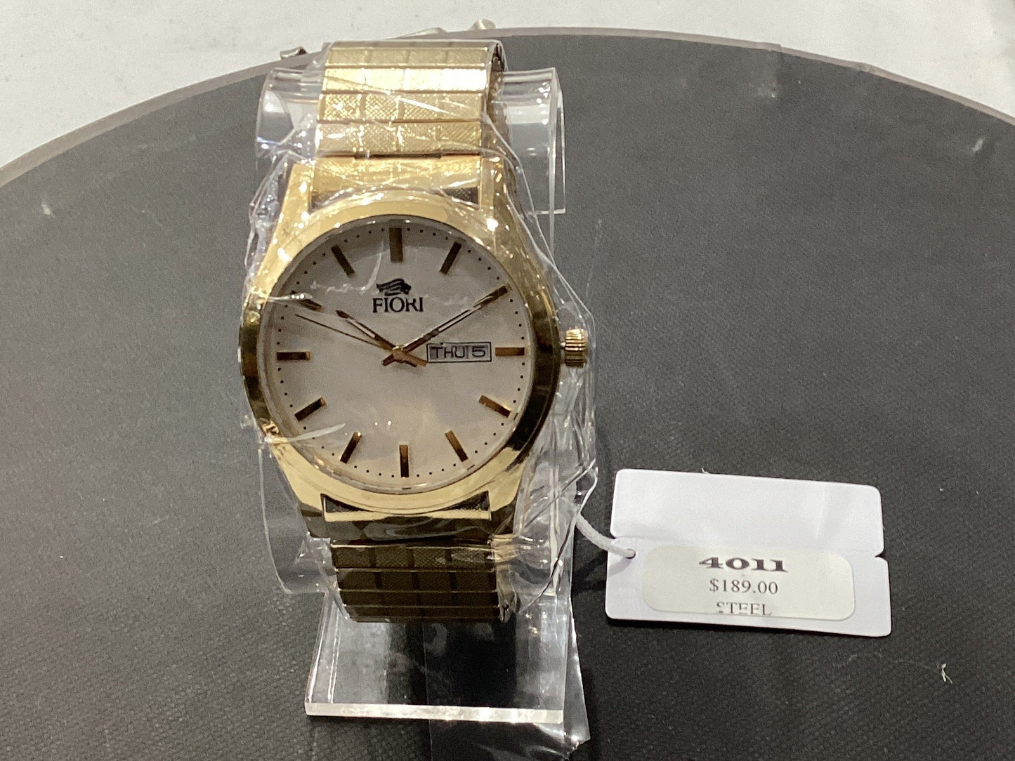 Gold and white Fiori watch 4011