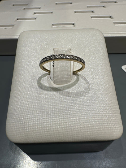 10K Gold Ring with.05CT Diamonds Ring