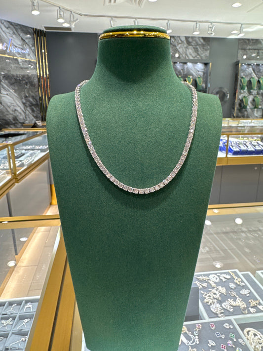 4mm silver tennis chain 18 inch length Chain