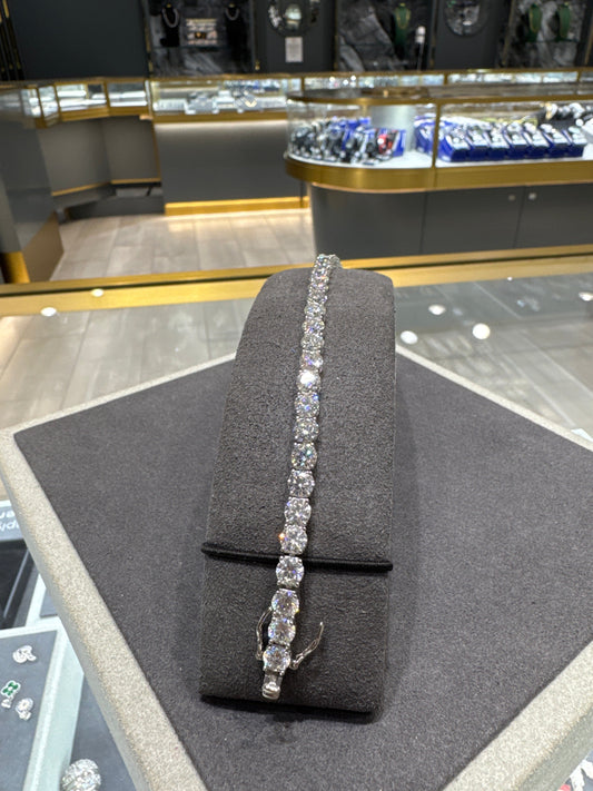 7 inch 5mm silver tennis bracelet Bracelet