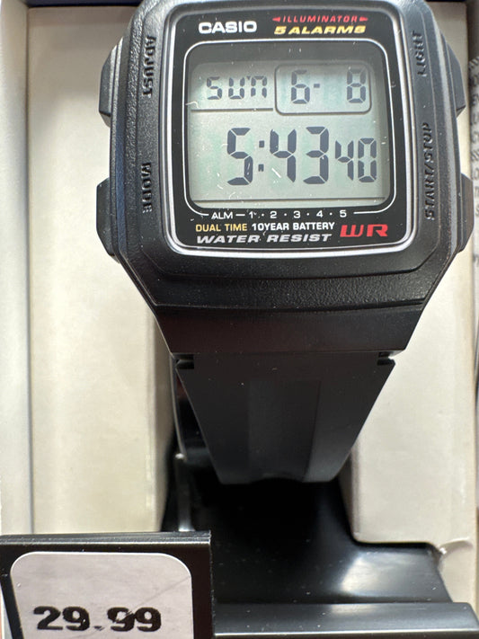 CASIO F 201WA 1ACF Watch