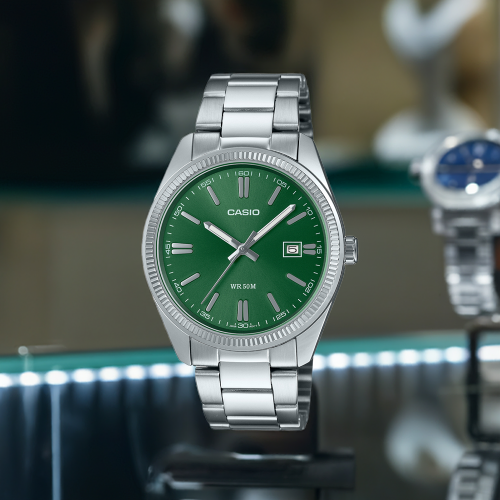 Casio vintage MTP1302D-3AV / Bijouterie Del Moral / Champlain Mall