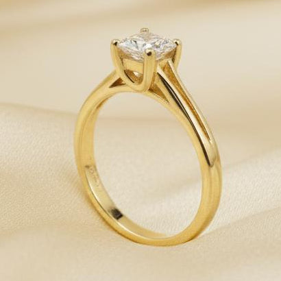 10K gold lab diamond ring detail showing lab-grown diamond brilliance expert craftsmanship