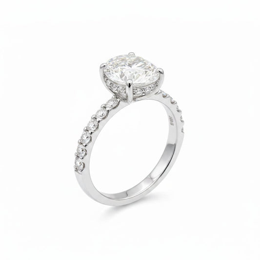 14K Gold Lab Diamond ring 2.46CT