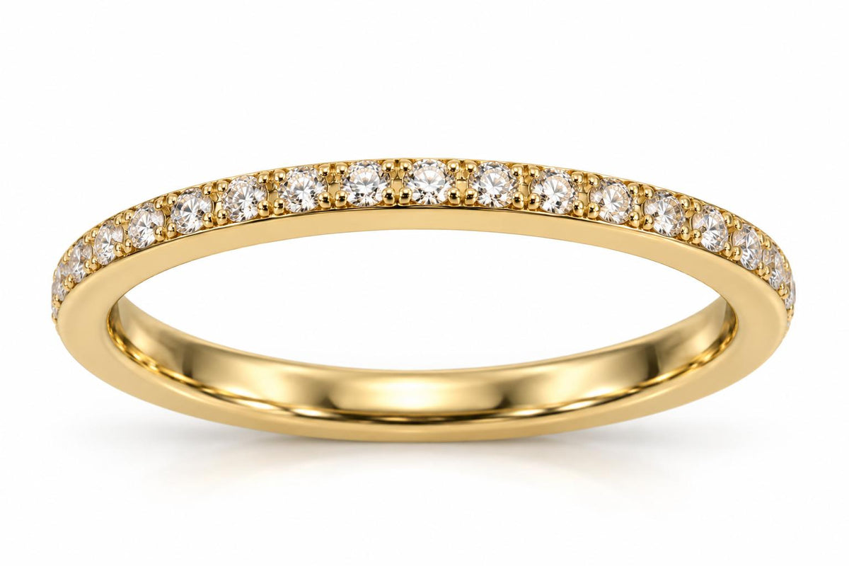 10K Gold Moissanite ring 0.48CT