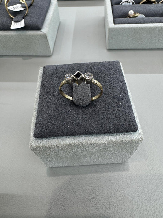 10K Gold Diamond Ring 0.12CT (DMN10RI023)