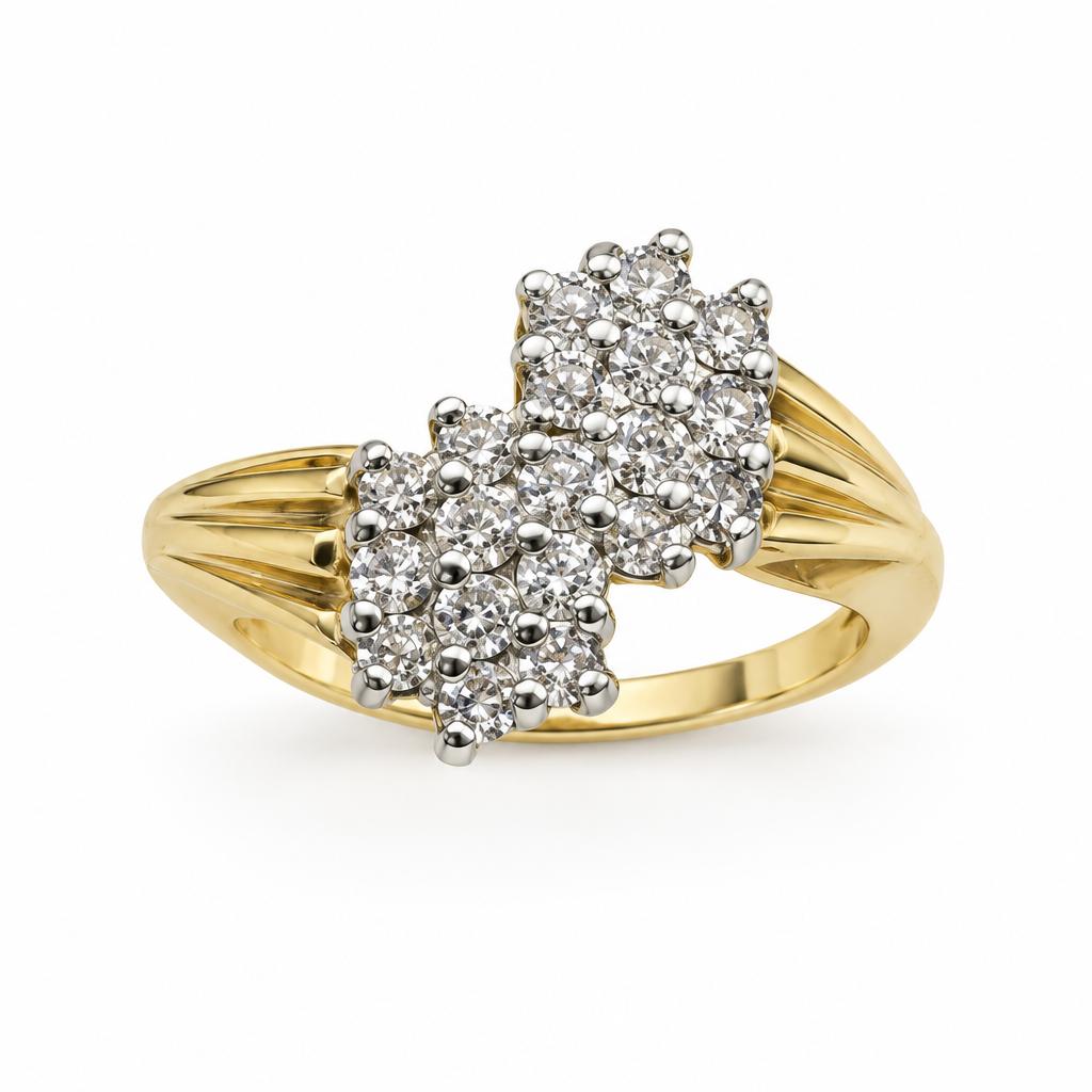 14K Gold ring with Natural Diamond 0.40CT