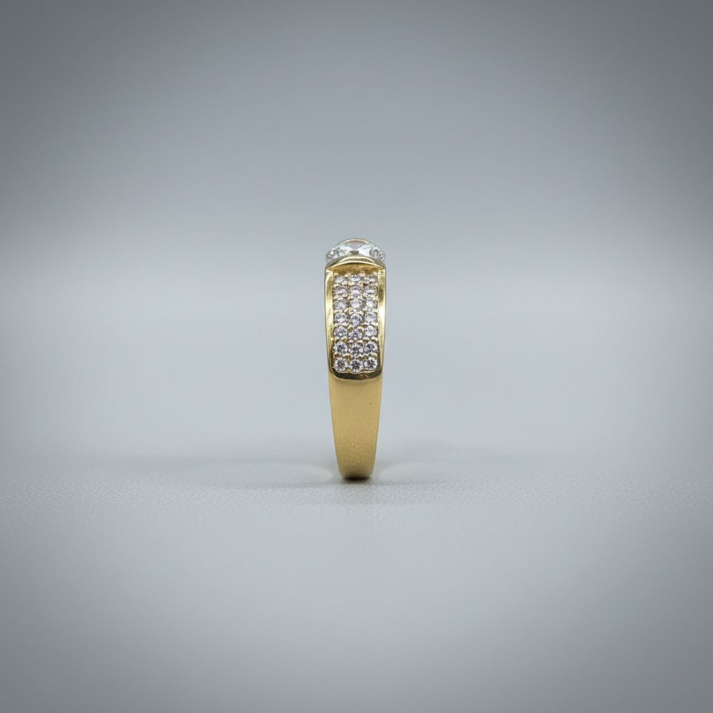 10K Gold Cubic Zirconia Ring (DMZ10RI002)