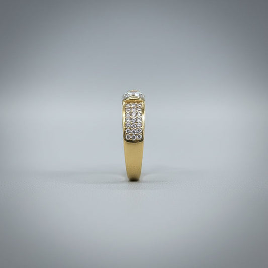 10K Gold Cubic Zirconia Ring (DMZ10RI002)