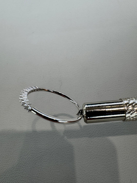 Sterling silver moissanite ring (AZ064-J)