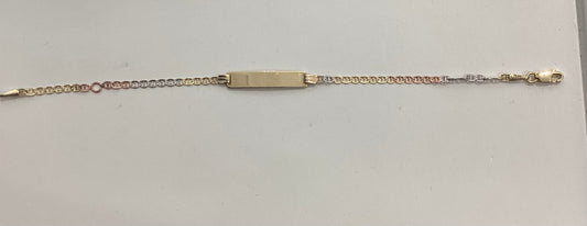 10K Y Gold Baby Bracelet 1.90g