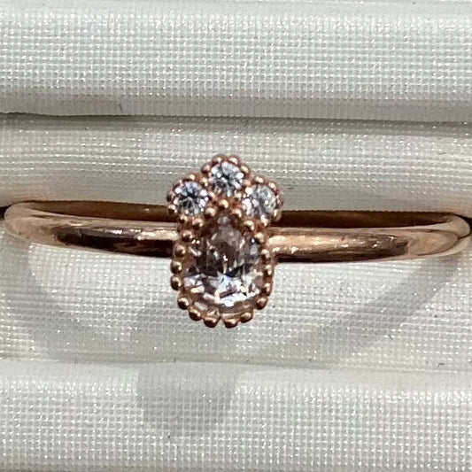 10K Rose Gold Women Ring 1.29g