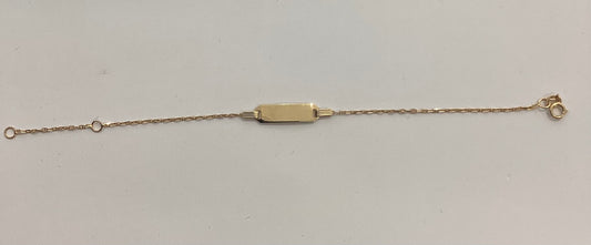 10K Y Gold Baby Bracelet 0.87g