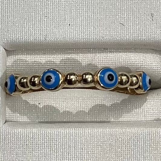 evil eye ring 10k