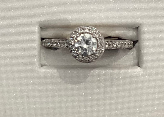 14K white gold Women Diamond Ring 1.5CT