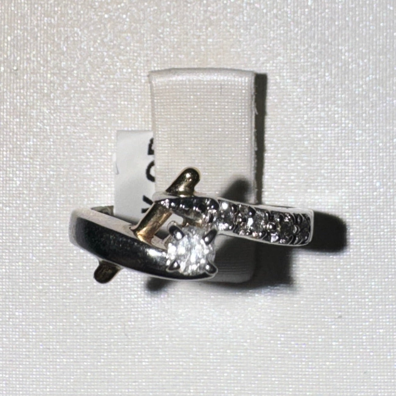 14K Two Tone Gold Diamants Ring.33CT Gold rings