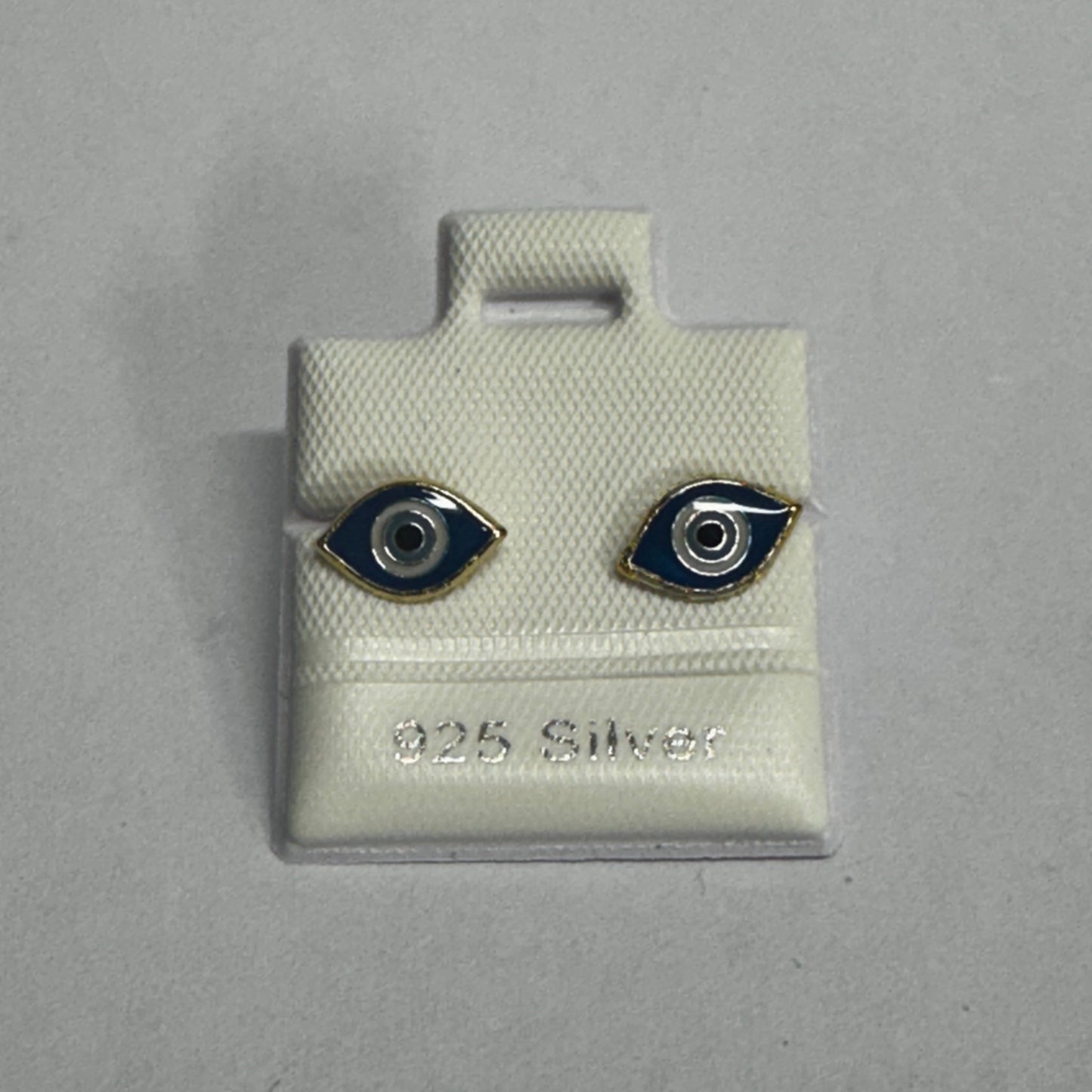 925 Silver Evil Eye Stud Earrings