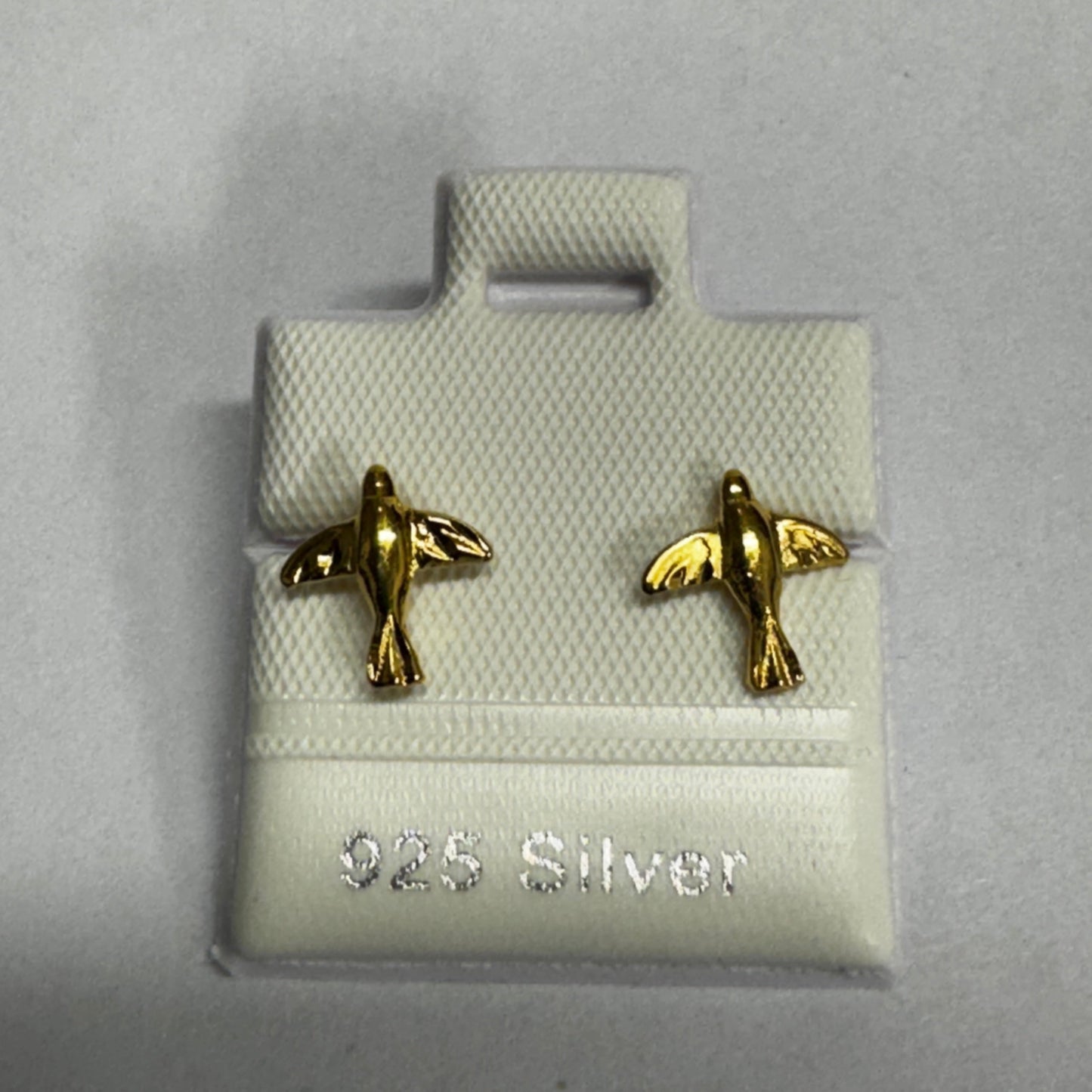 925 Silver Swallow Stud Earrings