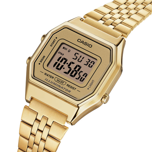 Casio LA680WGA-9VT Digital Watch - Gold Tone