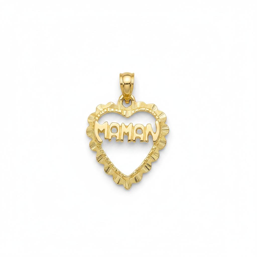 10K Gold Mothers Day pendant