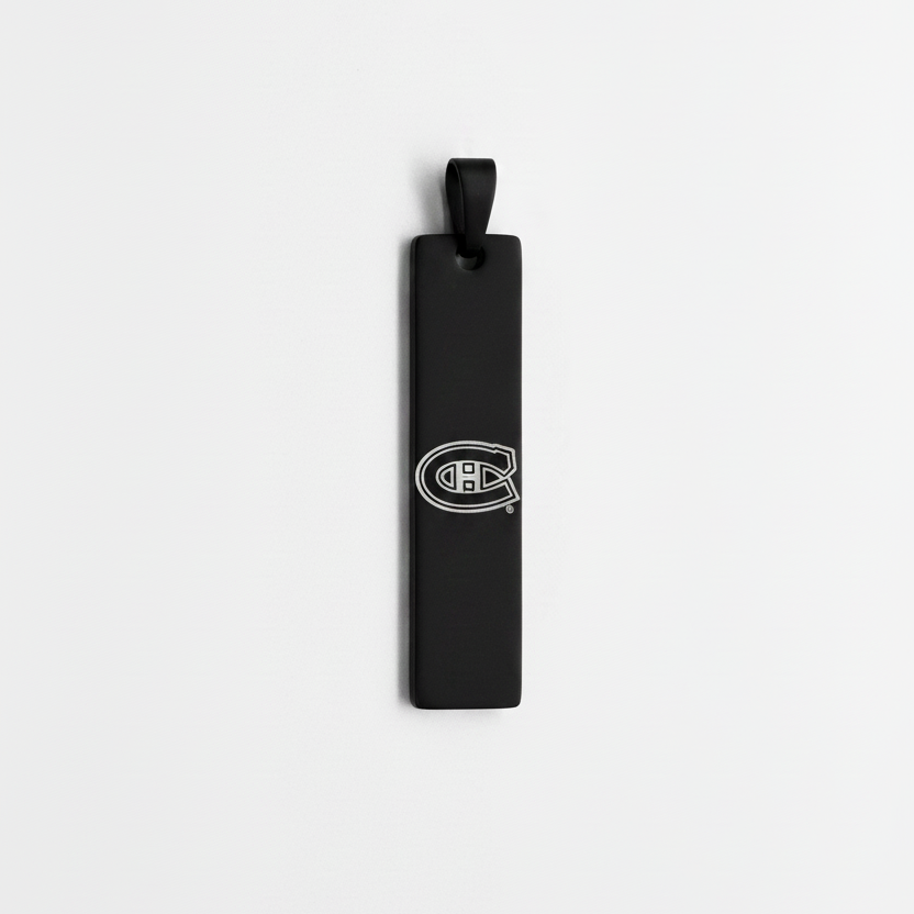 Small rectangle stainless steel pendant blank