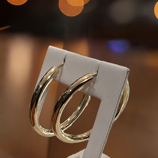 10K Y Gold Earrings 3.93g