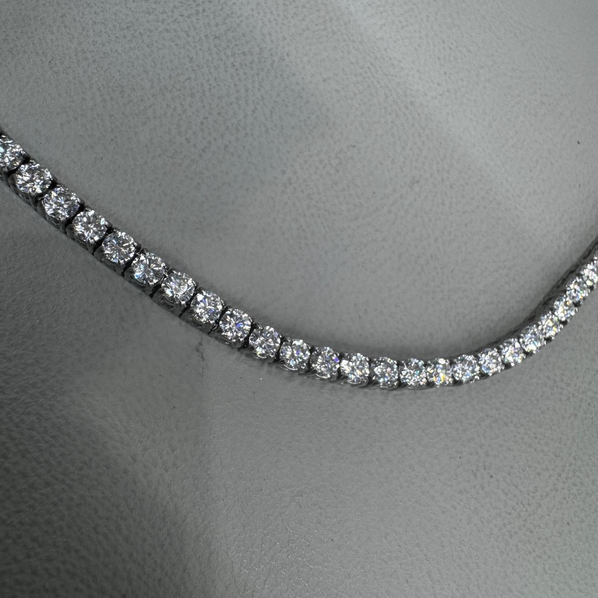 Stainless Steel Moissanite Tennis chain 3mm 20inch