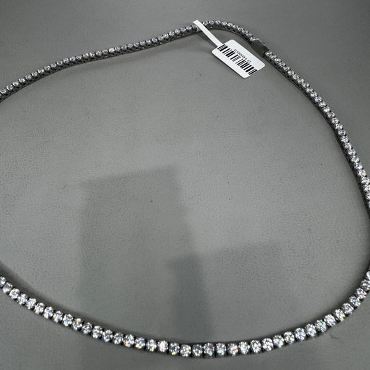 Stainless Steel Moissanite Tennis chain 3mm 20inch
