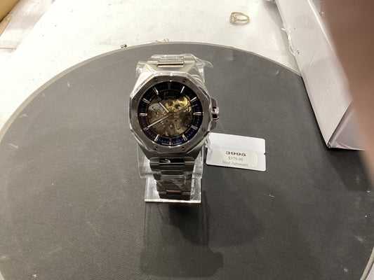 Navy blue and silver Fiori watch 3995