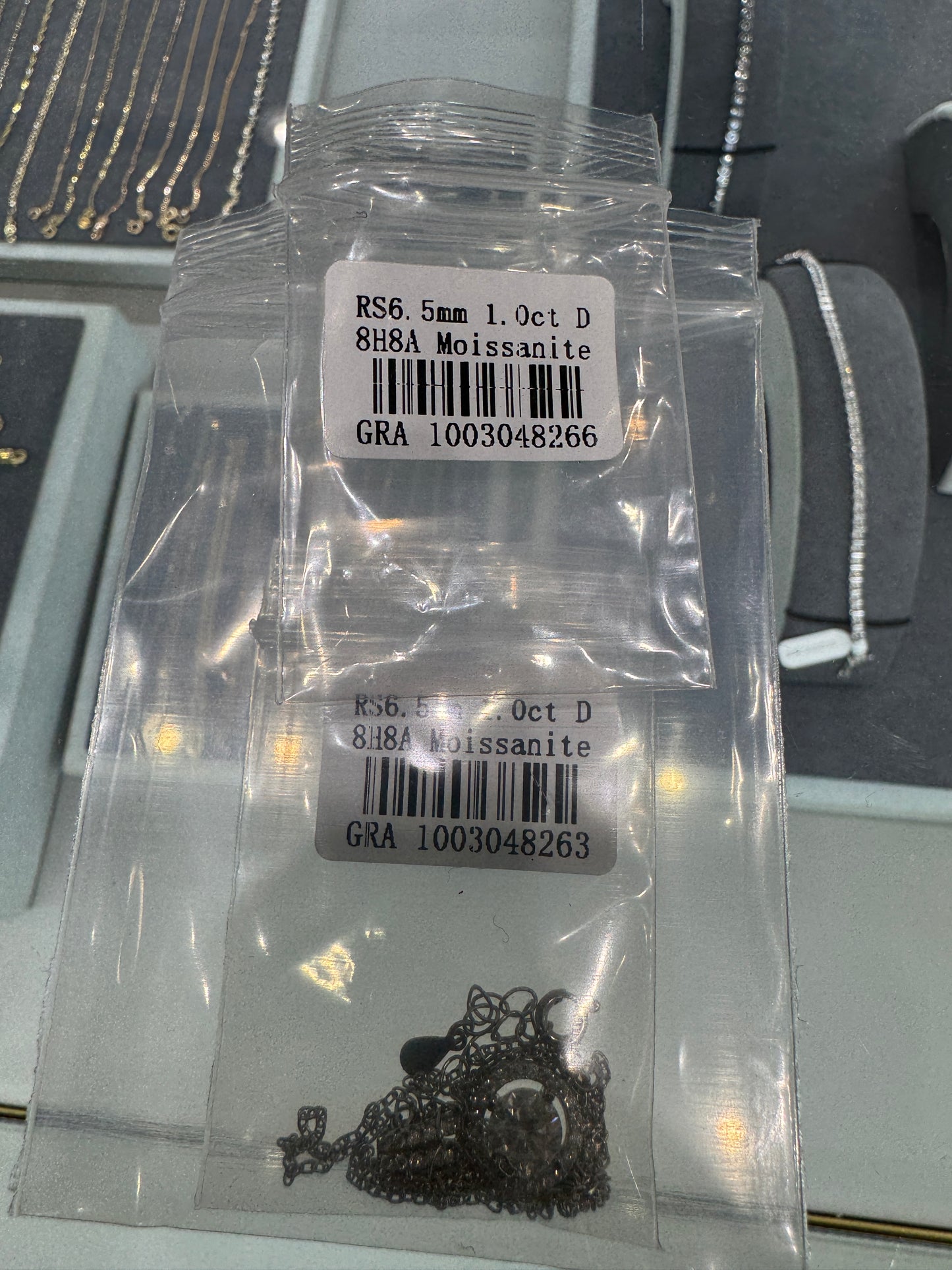 Moissanite Halo Pendant Necklace - 1.0ct D Color Sterling Silver 925