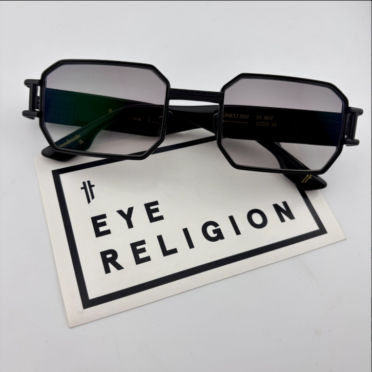 Eye Religion Lunetz 009L Frame-BLK Lens-BR GR