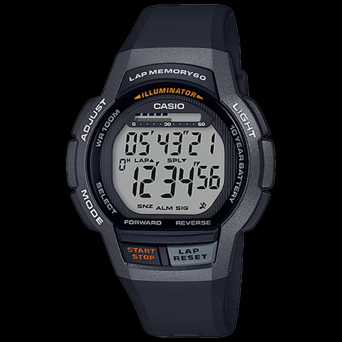 Casio WS-1000H-1AVCF Black Digital Sport Watch