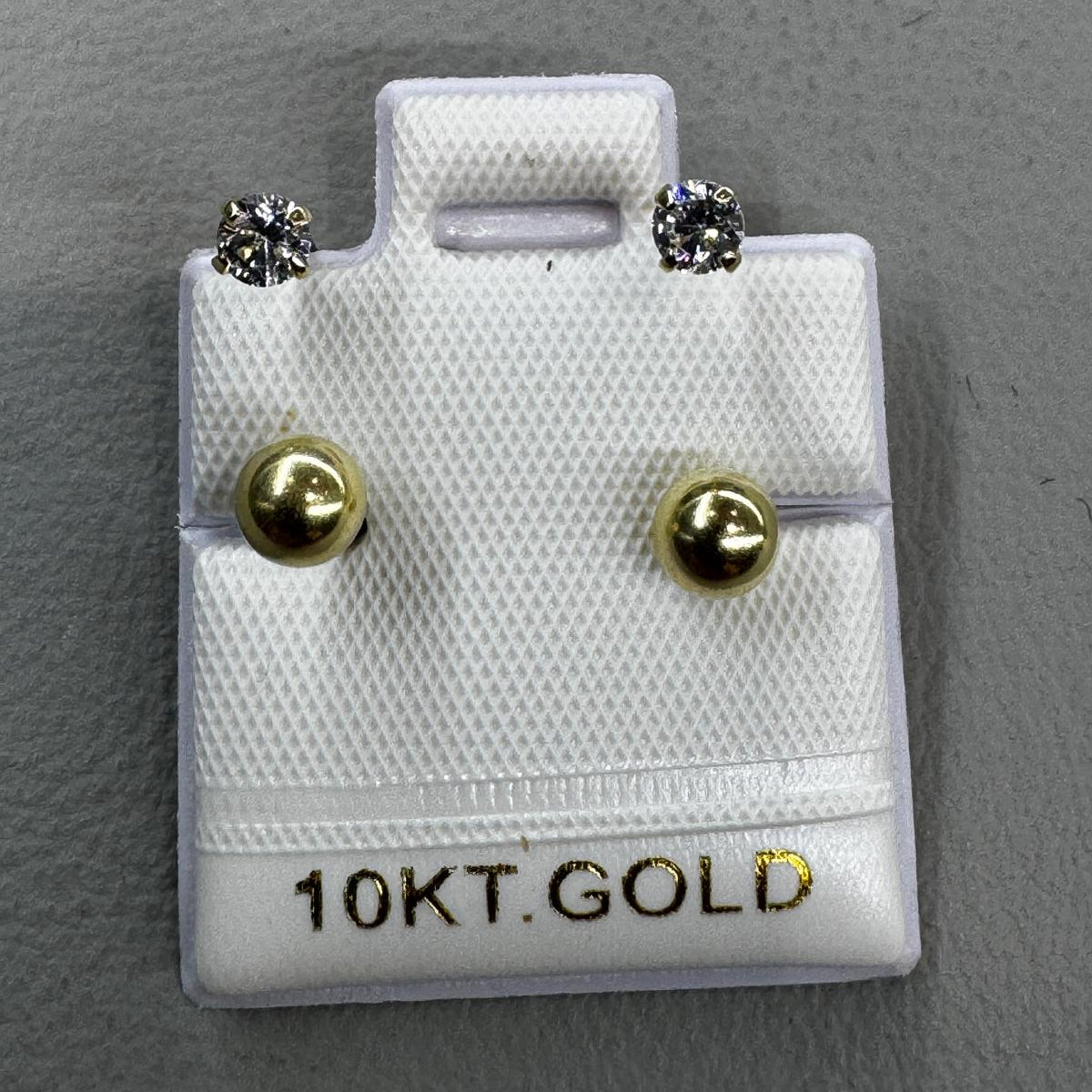 10K Gold Huggie Hoop Earrings #1