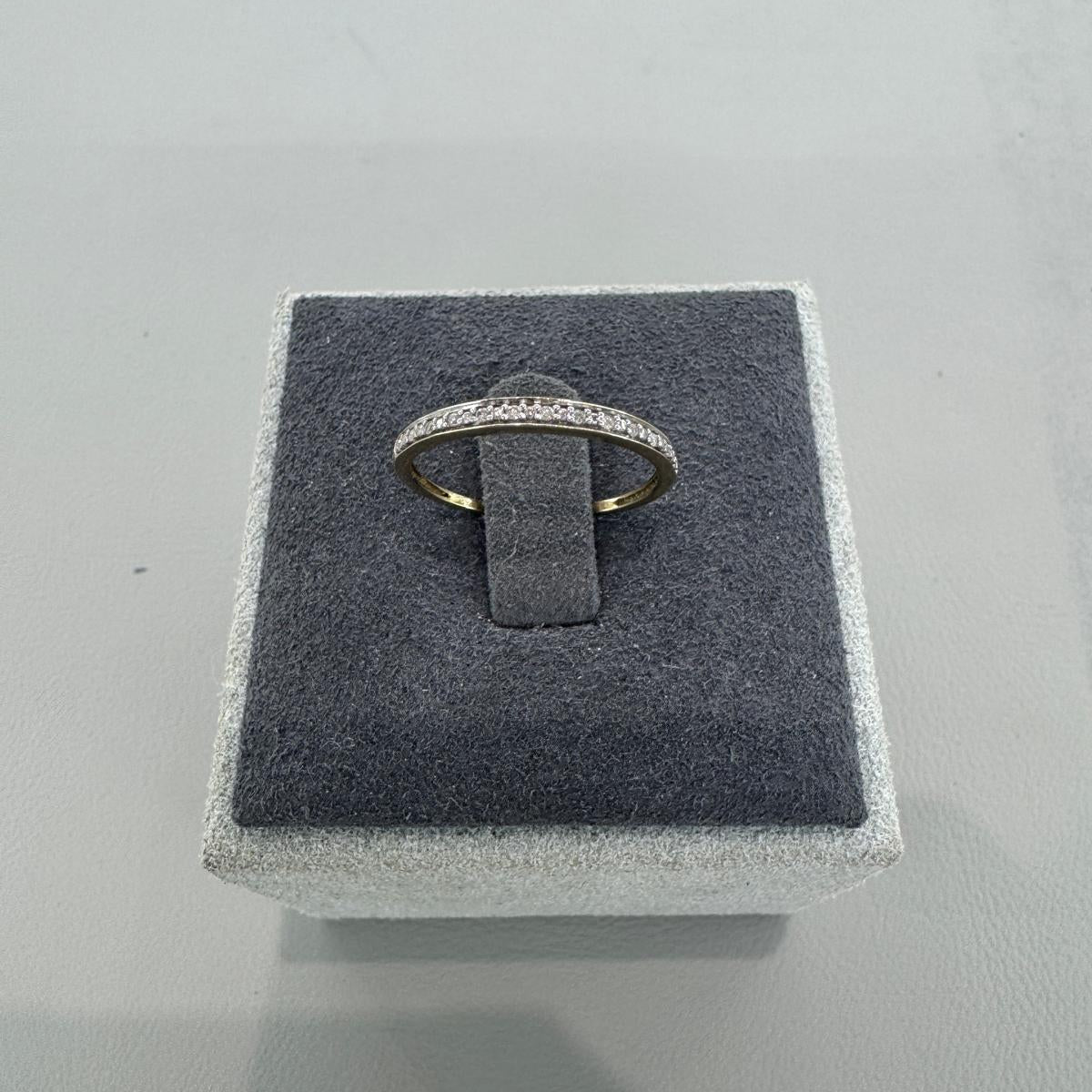 10K gold diamond ring 0.05 carat subtle elegance delicate sparkle everyday wear
