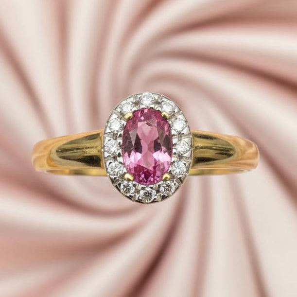 10K gold diamond ring 0.13 carat refined elegance delicate sparkle everyday luxury
