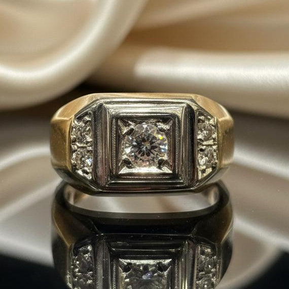 10K gold diamond ring 0.25 carat quarter-carat elegant brilliance luxury
