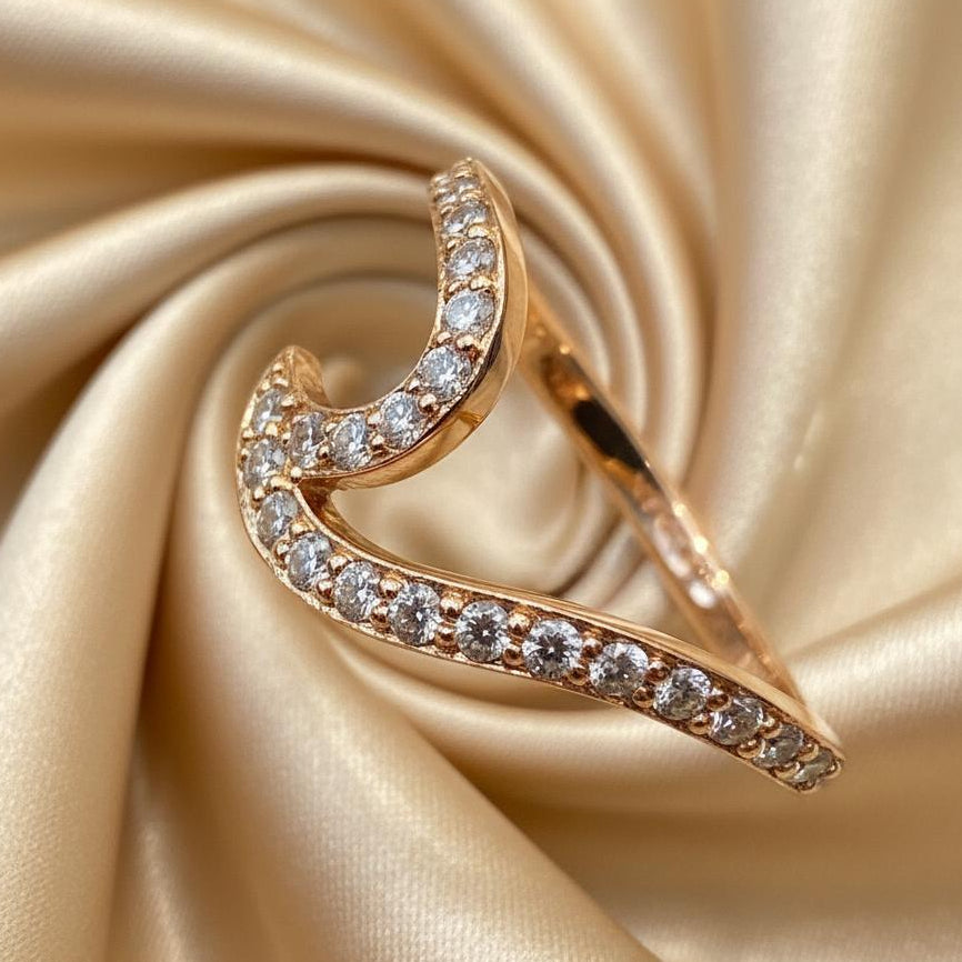 14K gold lab-grown diamond ring detail showing expert setting certified diamond brilliance
