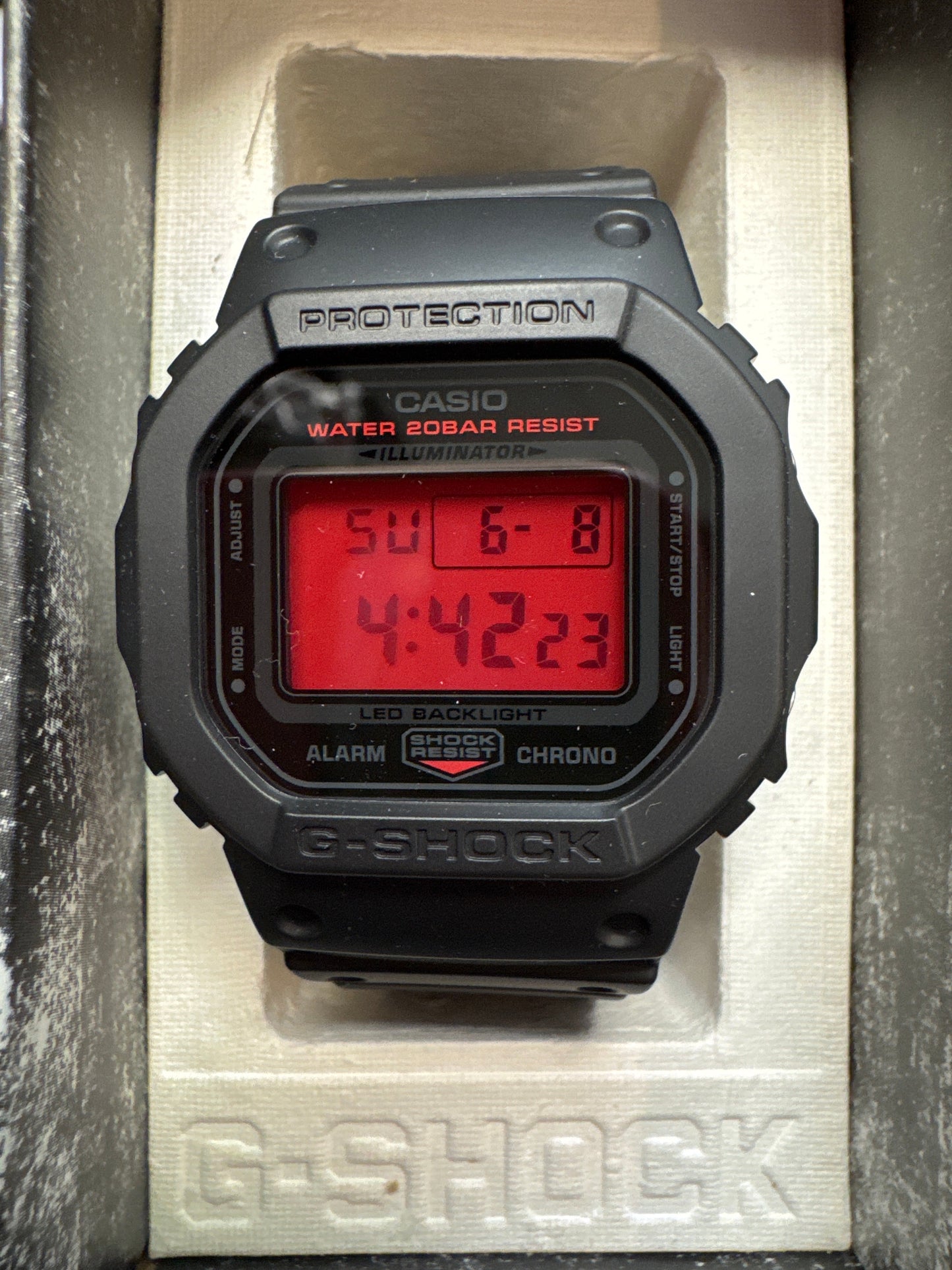 CASIO DW 5600BBR 1CR Watch