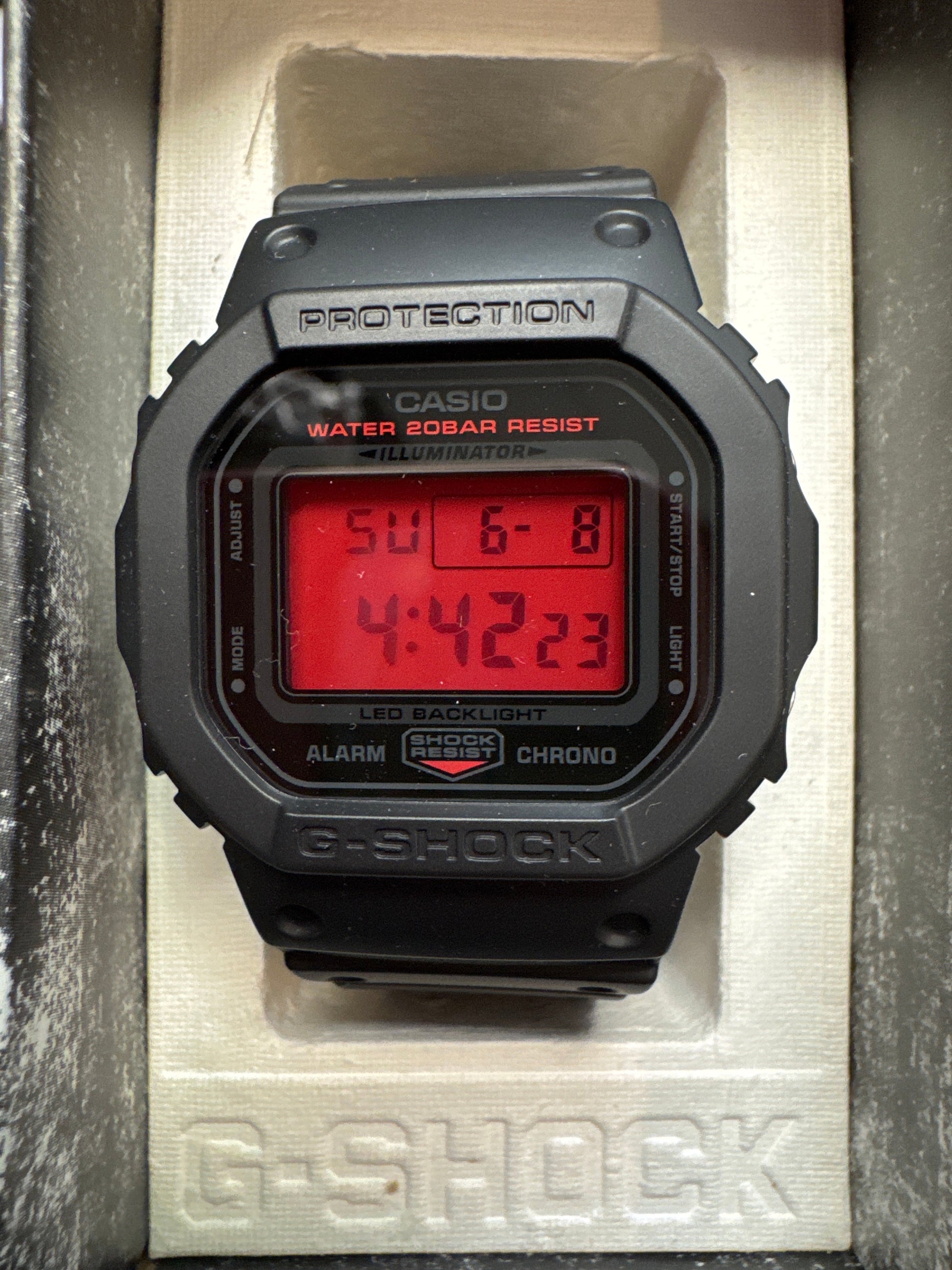 CASIO DW 5600BBR 1CR Watch