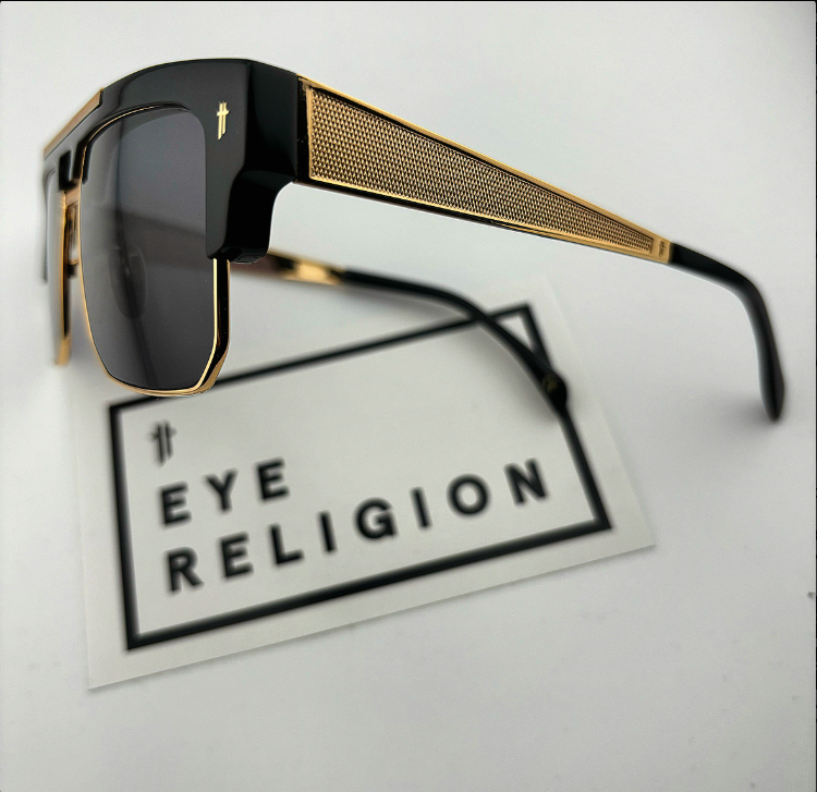 Eye Religion Lunetz 201 Frame-BLKYG Lens-BROME
