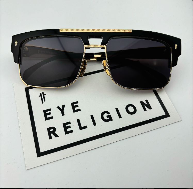 Eye Religion Lunetz 201 Frame-BLKYG Lens-BROME