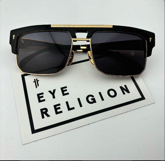 Eye Religion Lunetz 201 Frame-BLKYG Lens-BROME